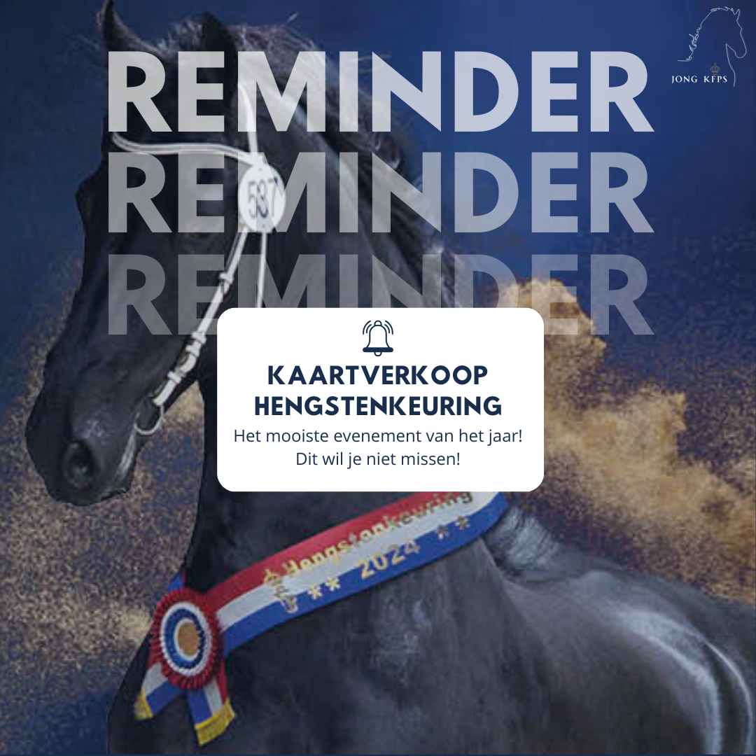 Kaartverkoop KFPS Hengstenkeuring 2026 gaat van start!