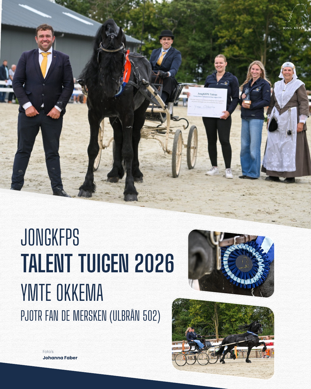 Ymte Okkema wint JongKFPS Talent Tuigen Young Riders 2026
